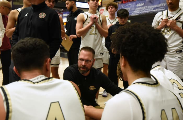 Beaverton Southridge 6A Oregon boys basketball quarterfinal 2024 Taylor Balkom 12